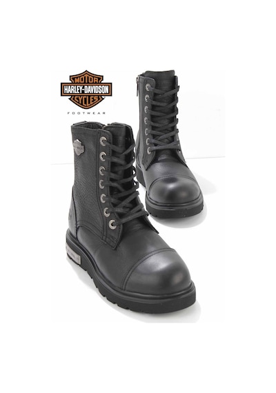 Harley Davidson Tums New Kadın Siyah Bağcıklı Bot 025z100630 Siyah