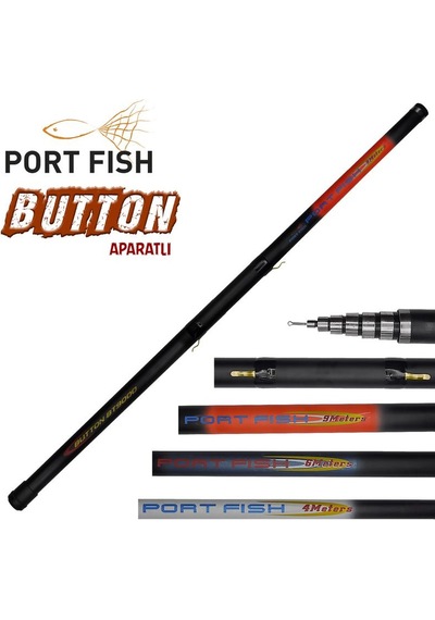 Portfish Button Aparatlı Göl Kamışı 600 CM