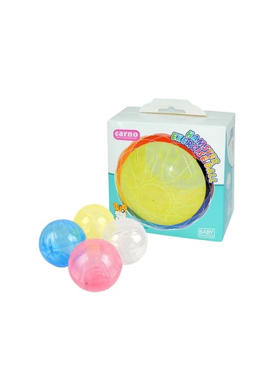 Carno Şeffaf Hamter Topu 11.5 Cm Mavi