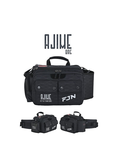 Fujin Ajime Bel Çantası Black - Balıkçı Çantası-10373