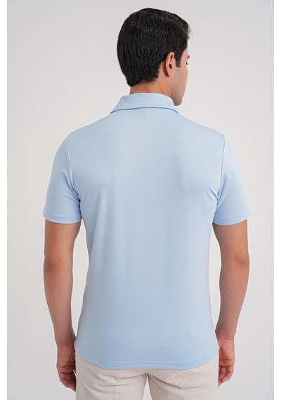 Efor Ts 886 T-shırt Comfort Mavi Casual Mavi