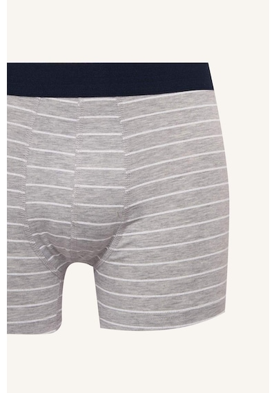Defacto Regular Fıt Çizgili 3lü Boxer Set H4415ax26spnv135 Lacivert-nv135