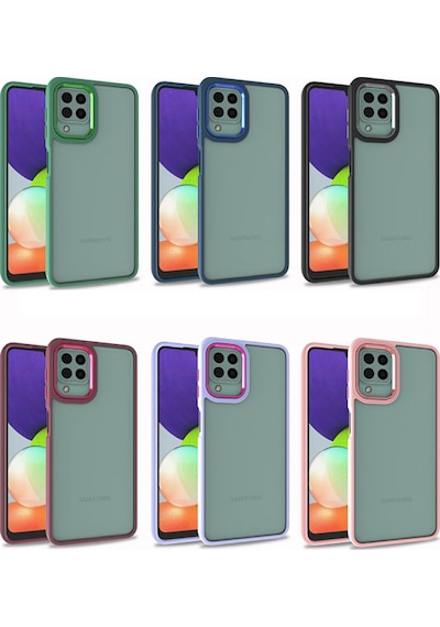 Zore Galaxy Uyumlu A12 Kılıf Flora Kapak - Siyah Siyah