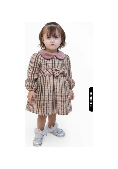 Xo Kids Kız Çocuk Elbise 1-4 Yaş 2814 Pembe