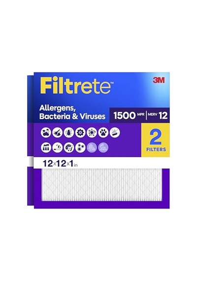 Hava Filtresi Mpr 1500 Merv 12 Zindeliklı Yaşam Ultra Alerjen 3 Aylık Pileli 1 Inç Hava Filtreleri 2 Filtre Genel