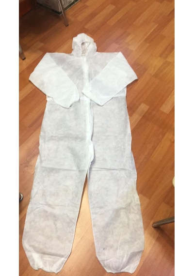 Fermuarlı Tek Kullanımlık Kullan At 30Gr Kapşonlu Tulum Xl Pratex