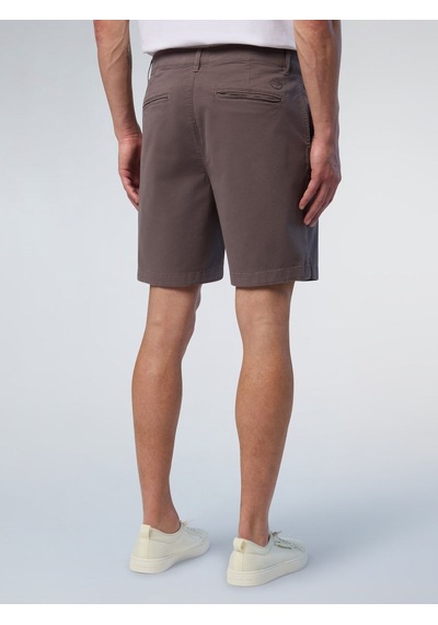 North Sails Star Regular Fit Chino Erkek Şort-33513 Kahverengi