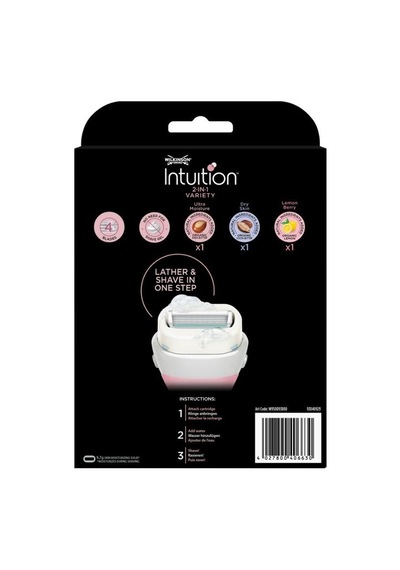 Wilkinson Sword Intution 2 İn 1 Variety Kendinden Sabunlu Kadın Sistem 4 Bıçaklı Tıraş Bıçağı Ve Yedekleri