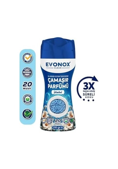 Evonox Clean Granül Çamaşır Parfümü & Çamaşır Yumuşatıcı İstanbul Kokusu 124-Pembe