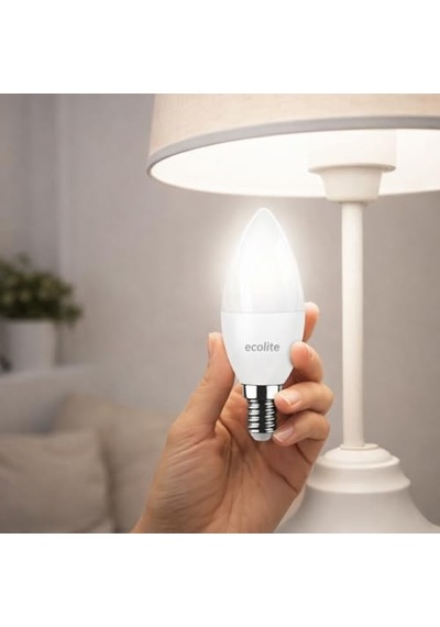 Ecolite 8 W Led Mum Ampul E14 Duy, 3'lü Paket, 810 Lümen, 6500k Beyaz Işık, 60w Eşdeğer, Opal Dekoratif Ampul, Diğer