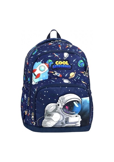 Lilymoon 3'lü Okul Çanta Seti Astronot Desenli Erkek Lacivert