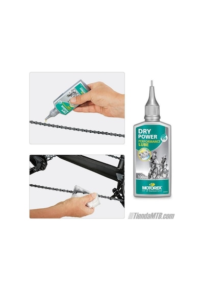 Motorex Zincir Yağı Wet Power 100 Ml Islak Ortam3Lube Siyah