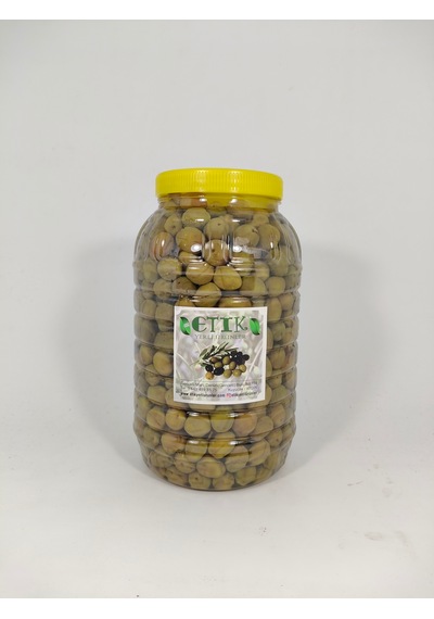 Manzalina Cinsi Küçük Boy Dilme Tatlanmış Zeytin 3 Kg