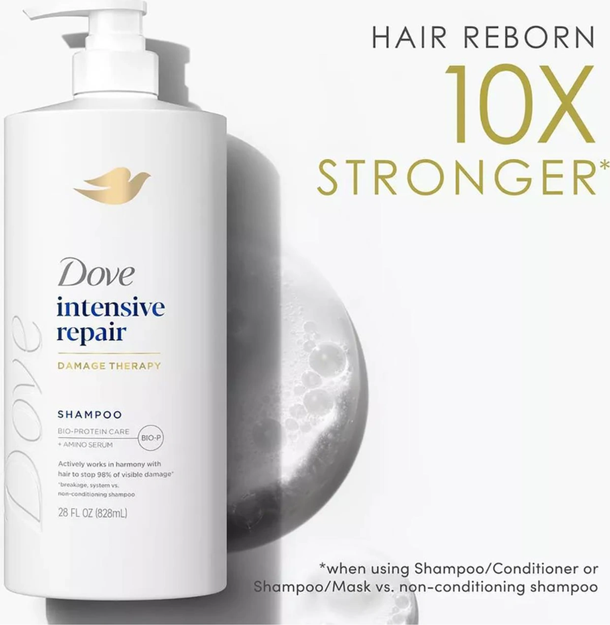 Dove Damage Therapy Yoğun Onarıcı Şampuan 828ml Tüm Saç Tipleri