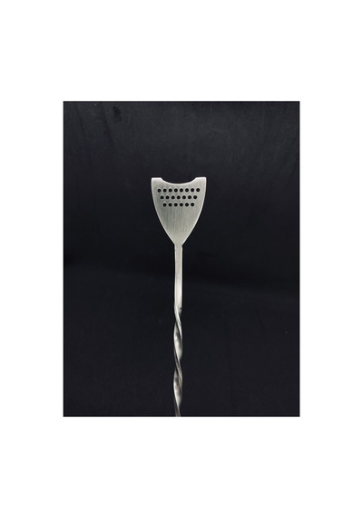 Burgulu Süzgeçli Bar Kaşığı 50 Cm