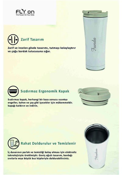 Kişiye Özel Isim Baskılı Termos 500 ML -1548