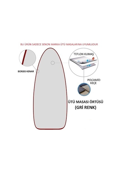 Senon Aır Actıve Ütü Masası Örtüsü 1