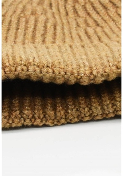 Külah Kadın Yün Bere Camel Camel Standart