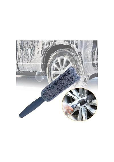 Oto Araç Jant Temizleme Fırçası Mikrofiber Jant Temizlik Fırçası