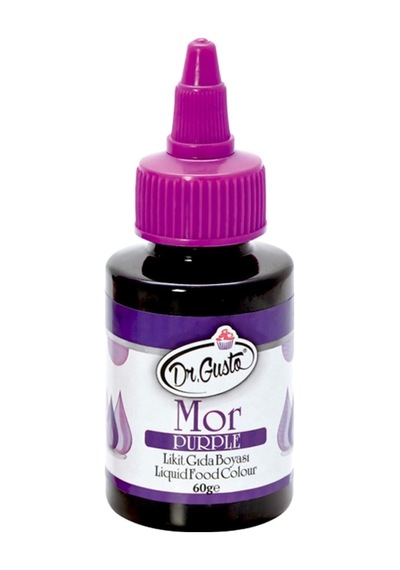 Su Bazlı Sıvı Likit Gıda Boyası Mor 60 Gr