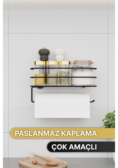 Rulo Havluluk Yapışkanlı Kağıt Havluluk Peçetelik Sofra Mutfak Servis Sunum Hazneli Havlu Organizeri Diğer