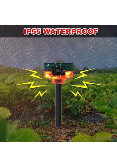 Powermaster Pm-26947 Dc 5v Sesli Hayvan Kovucu Solar Alarm Cihazı