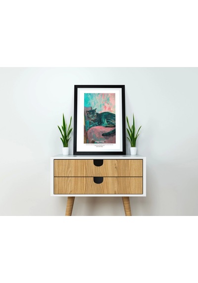 Paw-pow No:11 Art Print