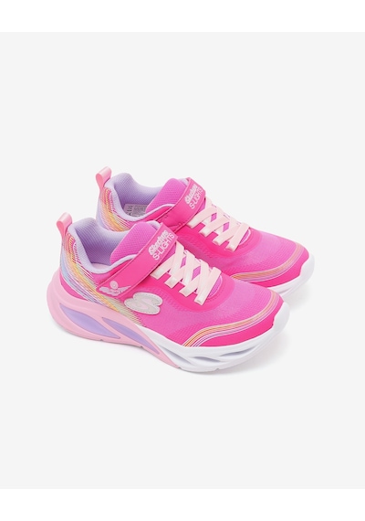 Skechers Cosmıc Glow - Raınbow Beam Büyük Kız Çocuk Pembe Işıklı Spor Ayakkabı 303709l Pkmt