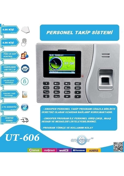 PARMAKİZİ KART VE ŞİFRELİ PERSONEL TAKİP SİSTEMİ PROGRAM KURULUM