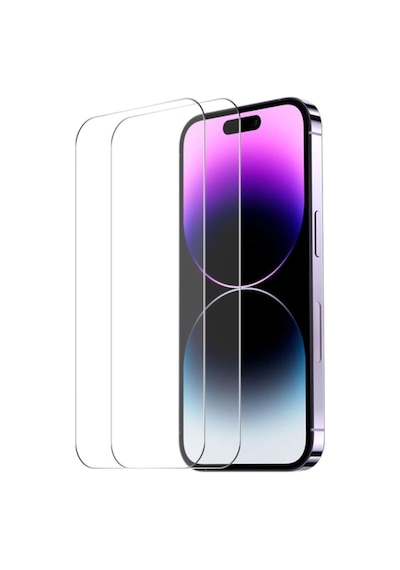 Apple Uyumlu   iPhone 16 Pro Max Ile Ekran Koruyucu Şeffaf Temperli Kırılmaz Cam Ekran Koruyucu 2 Adet