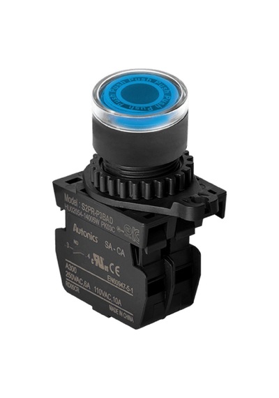 Autonics S2pr-p3badm ,kontak-1a Mavi-24v Yaylı M22 Buton
