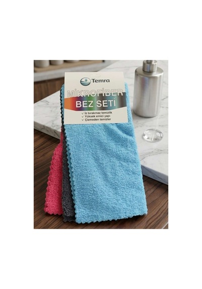 Çok Amaçlı Mikrofiber Temizlik Bezi Seti 30x30 - 941850800 Diğer