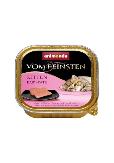 Animonda Vom Feinsten Kitten Etli Pate Yavru Kedi Yaş Maması 100 G