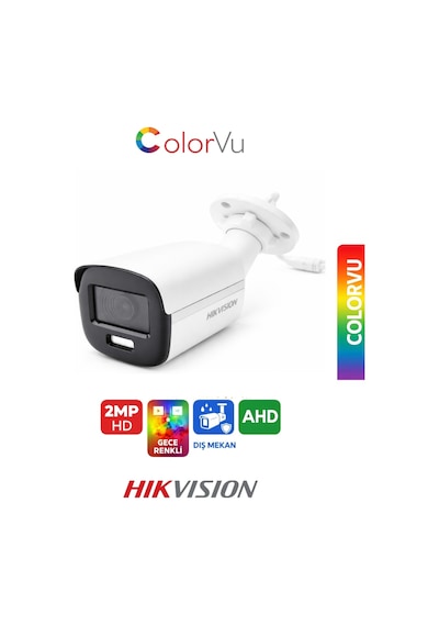 Ds-2ce10df0t-pf Gece Renkli Güvenlik Kamerası Colorvu