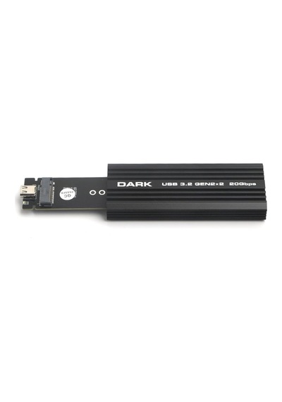 Usb3.2 Gen2 10gbps Type-c - M.2 Nvme & Sata Ngff Ssd Led Dokunmatik Ekranlı Disk Kutusu Dk-ac-dsem6
