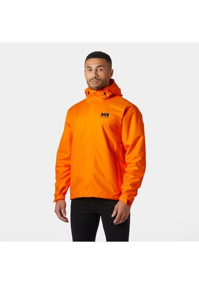 Helly Hansen Seven J Erkek Turuncu Kapüşonlu Ceket Turuncu