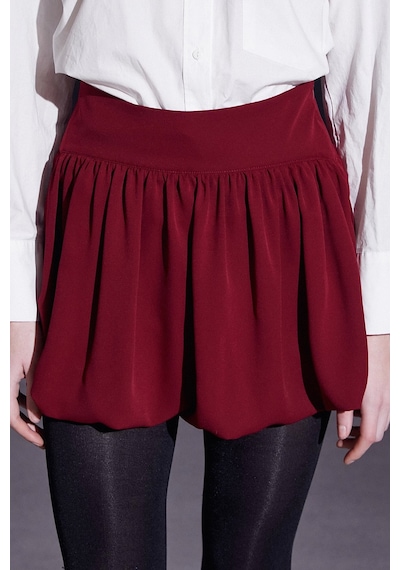 Never More Mini Balon Etek Bordo Bordo
