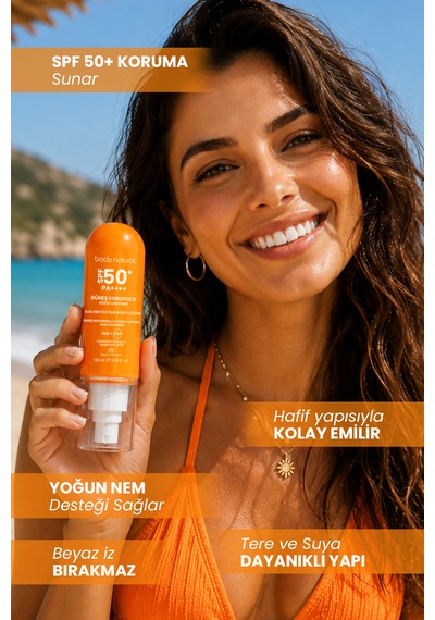 50 Spf Güneş Koruyucu Vücut Losyonu 100 Ml