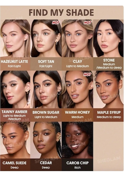 Sheglam Precision Sculpt Sıvı Kontur Duo Hassas Uygulama İçin Çift Uçlu Aplikatör İle Makyaj Makyaj Setleri Warm Honey