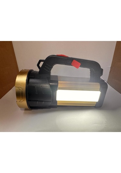 Bolsat Usb Şarjlı Çift Fonksiyon Şarjlı 300metre Ledli El Feneri Siyah