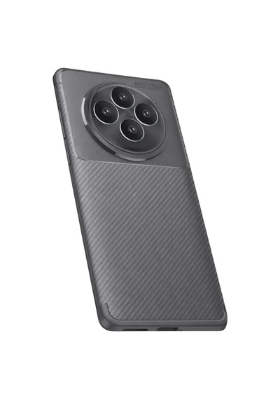 Newface Oppo Reno 11 Fs Kılıf Auto Focus Karbon Kapak - Gri Resimdeki