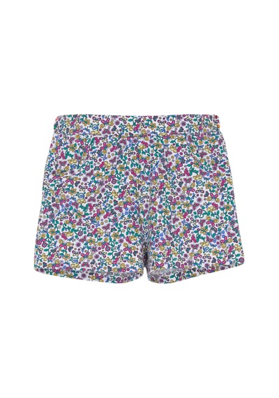 Lovetti Kız Çocuk Tiny Butterfly Desen Cepli Şort 8917 Çok Renkli