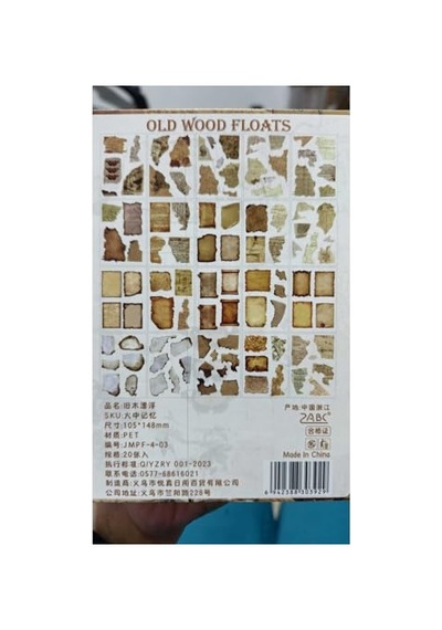 Kolbi Craft 2 Sayfa 12 Adet Şeffaf Vintage Sticker Bullet Journal Scrapbook Laptop Ajanda Planlayıcı Abanoz