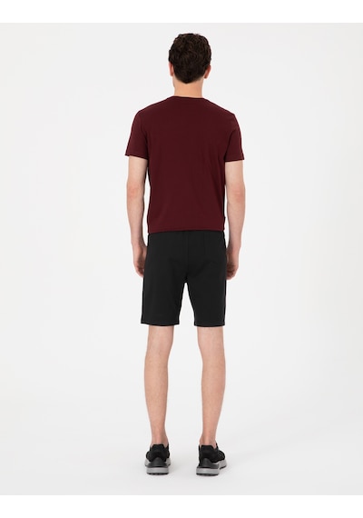 Pierre Cardin Siyah Regular Fit Örme Şort 50310719-vr046