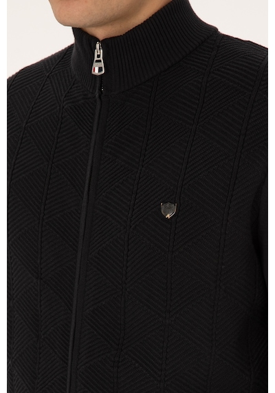 U.s. Polo Assn. Erkek Siyah Hırka Triko 50315024-vr046 Sıyah