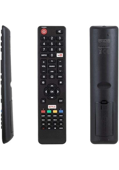 Zibox Weko Tesla 06-532w54-tla1xs Youtube-netflix Tuşlu Lcd Led Tv Kumanda
