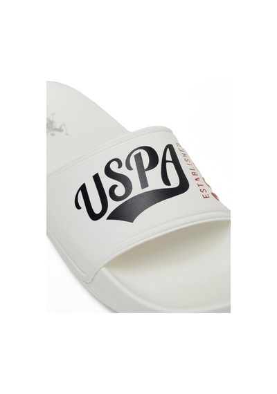 U.s.polo Assn Luvy 5fx Beyaz Plaj Ve Günlük Anatomik Spor Terlik Beyaz