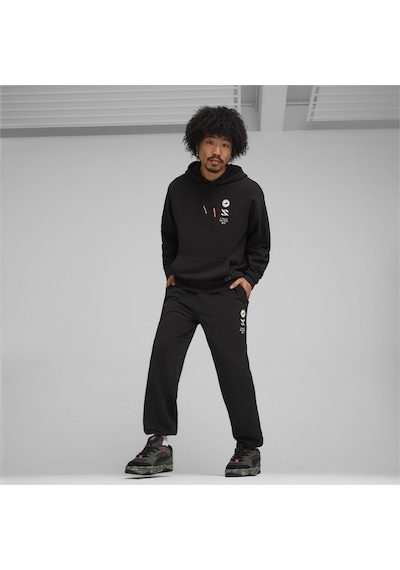 Puma X Staple Graphic Hoodie Erkek Sweatshirt-siyah