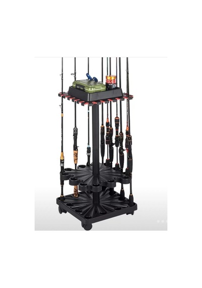 Anchor Kare 24 Lü Tekerlekli Lrf Spin Olta Kamış Standı