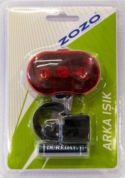 Zozo - Jy-006bt-d - 3 Ledli Arka Işık Pilli